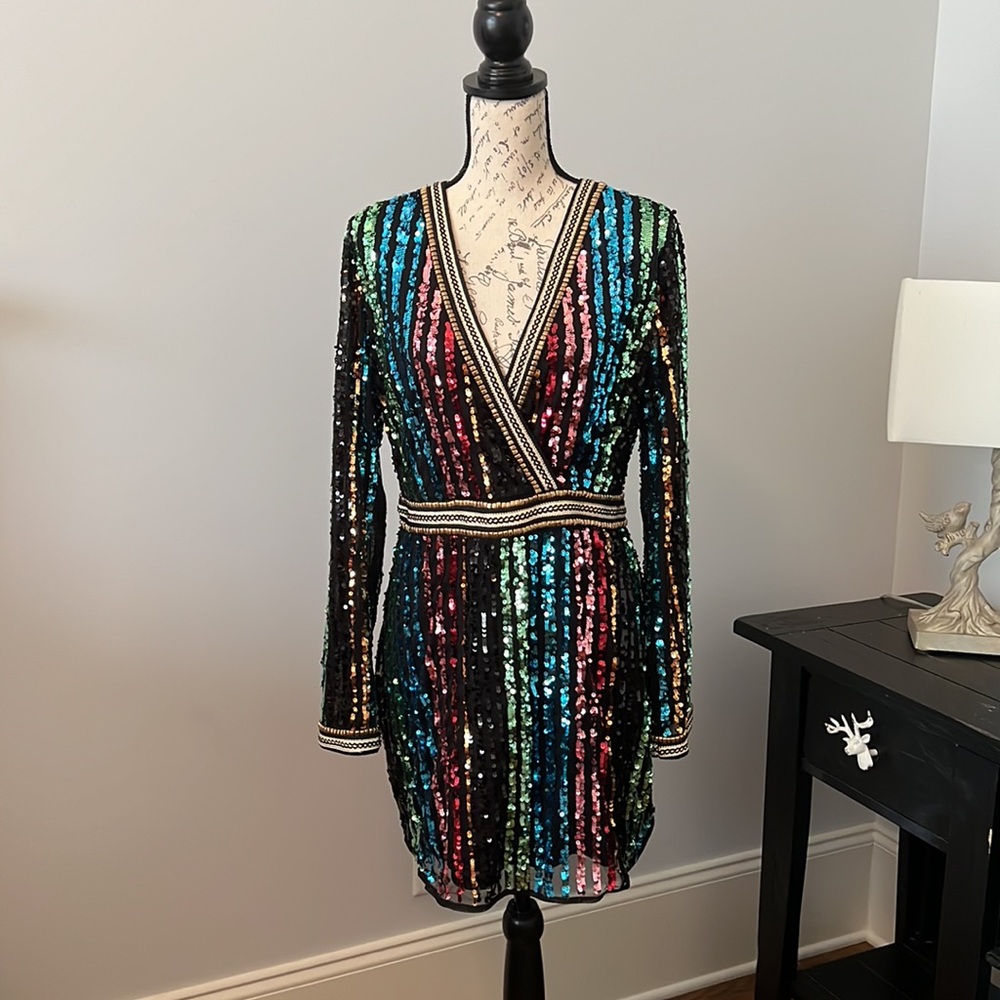 Endless Rose Sequin Cocktail Dress